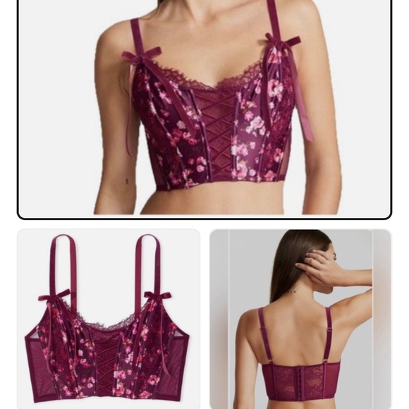 Victoria’s Secret Dream Angels Lace Up Corset Size Small DD, NEW WITH TAGS - Picture 7 of 7